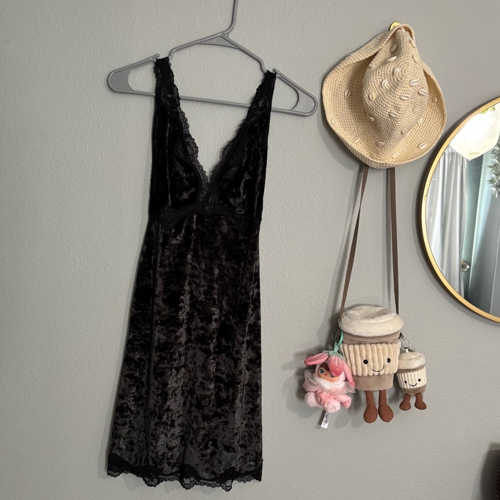 Velvet Lingerie Dress